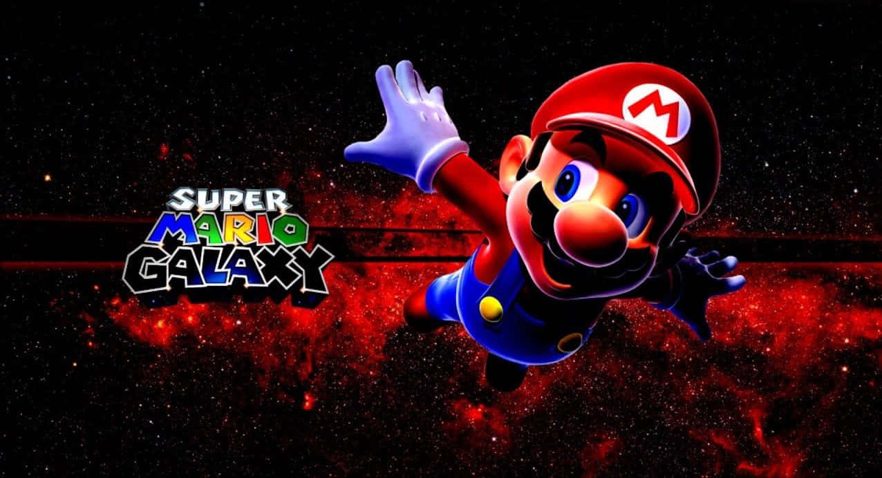 Super Mario Galaxy 2 Characters in Action Wallpaper