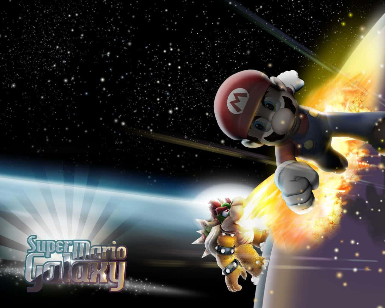 Aventuraen Super Mario Galaxy 2 Fondo de pantalla