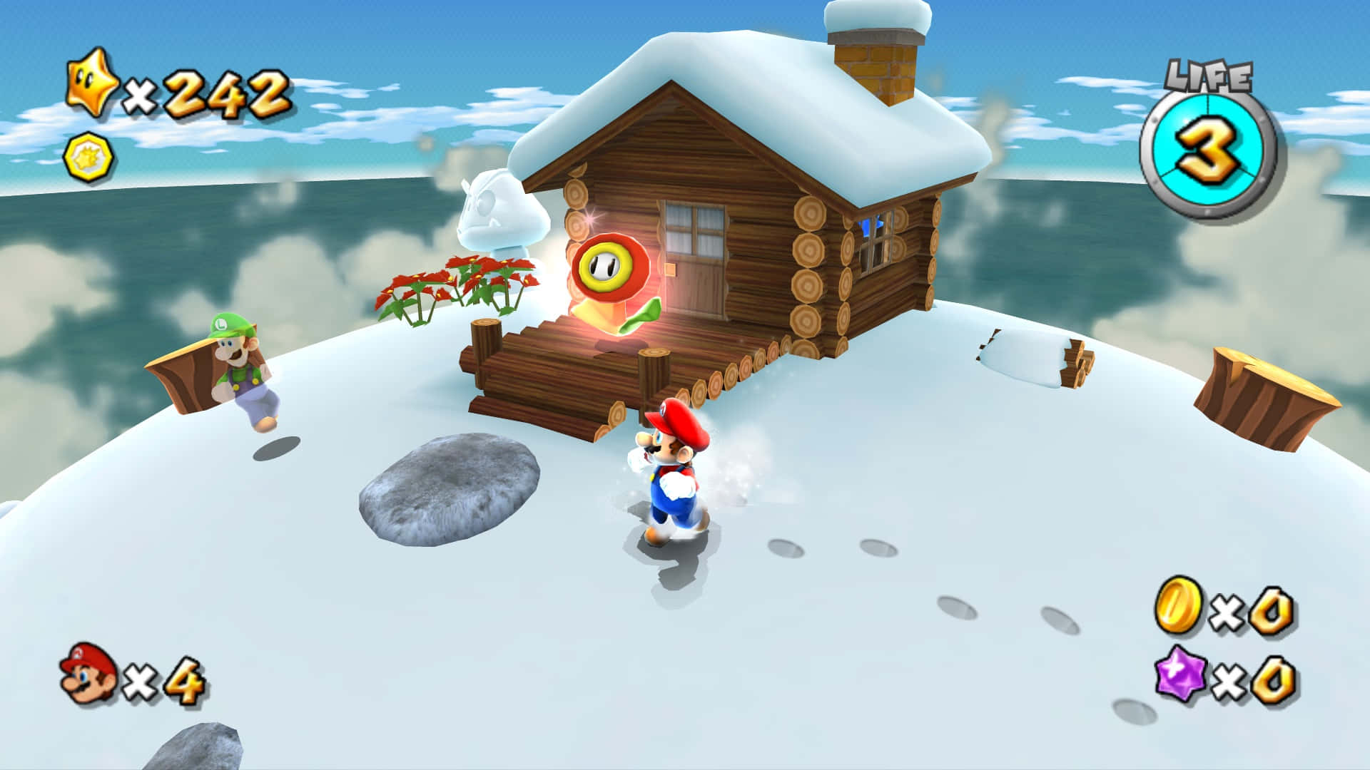 Supermario Galaxy 2 - Aventura De Mario Y Yoshi Fondo de pantalla