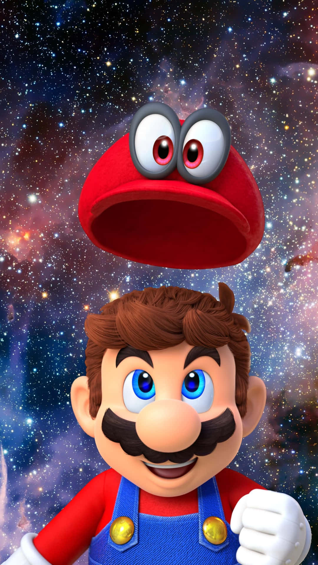 "Start your day right - play Super Mario on your iphone!" Wallpaper
