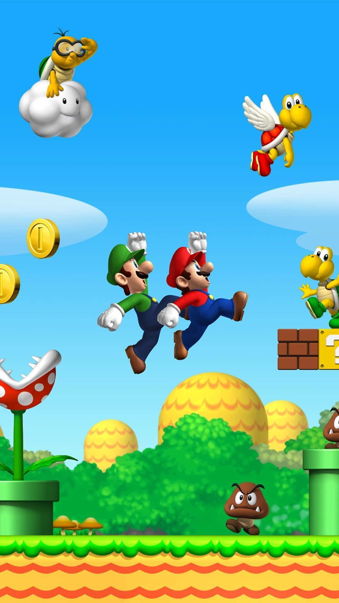 Mario Bros Nintendo - Screenshot Wallpaper