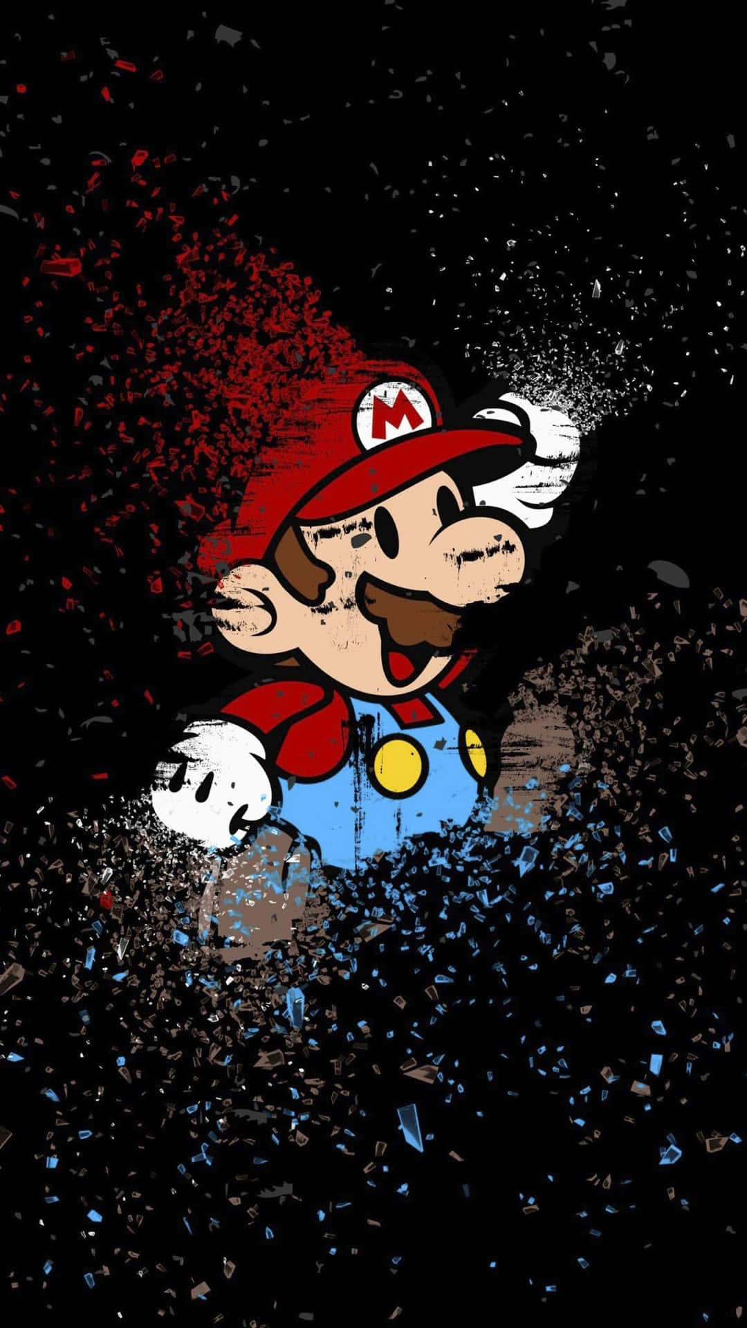 Fåden Ultimata Super Mario-upplevelsen På Din Iphone Genom Att Välja En Häftig Bakgrundsbild! Wallpaper