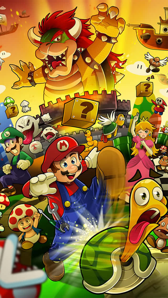 Super Mario on iPhone - Play Now Wallpaper