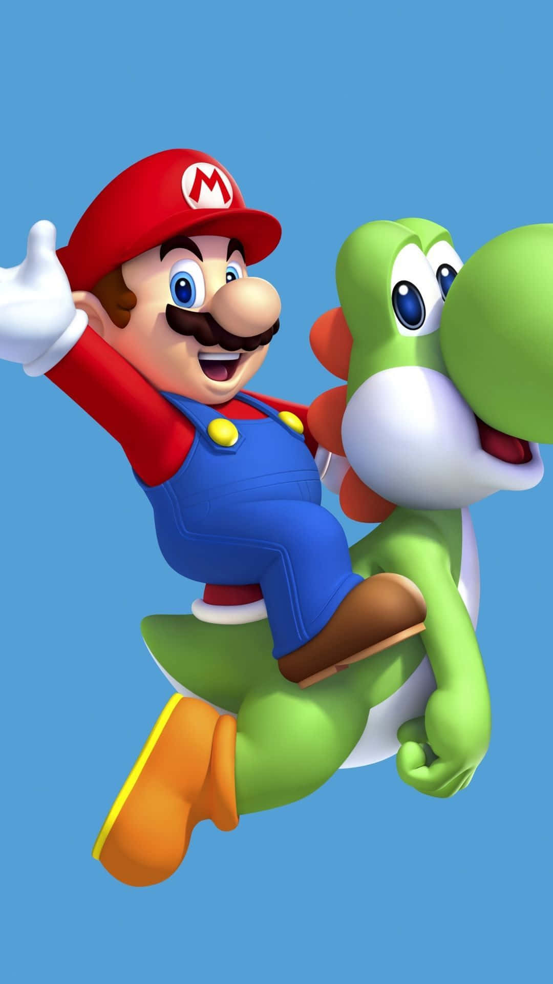 Wallpaper!få Igång Spelet Med Den Nya Super Mario Iphone-bakgrunden! Wallpaper