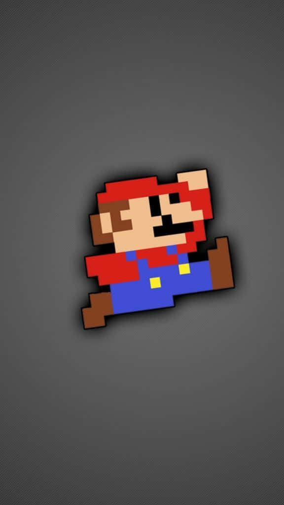 Get ready to play Super Mario on your iPhone! Wallpaper