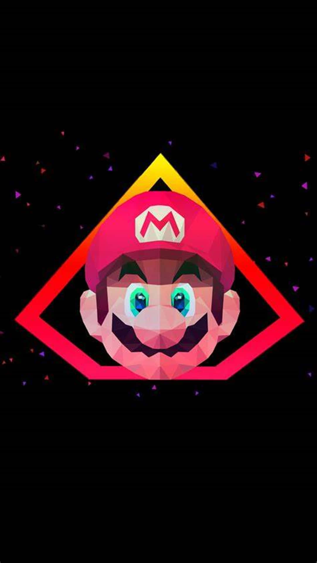 Nyd Super Mario Bros. på farten med iPhone-tapet Wallpaper