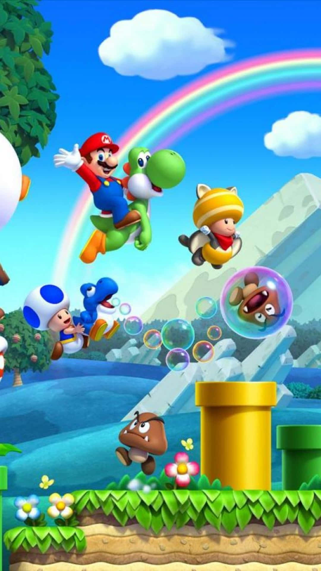 Feiernsie Super Mario Mit Dieser Exklusiven Iphone-hülle. Wallpaper