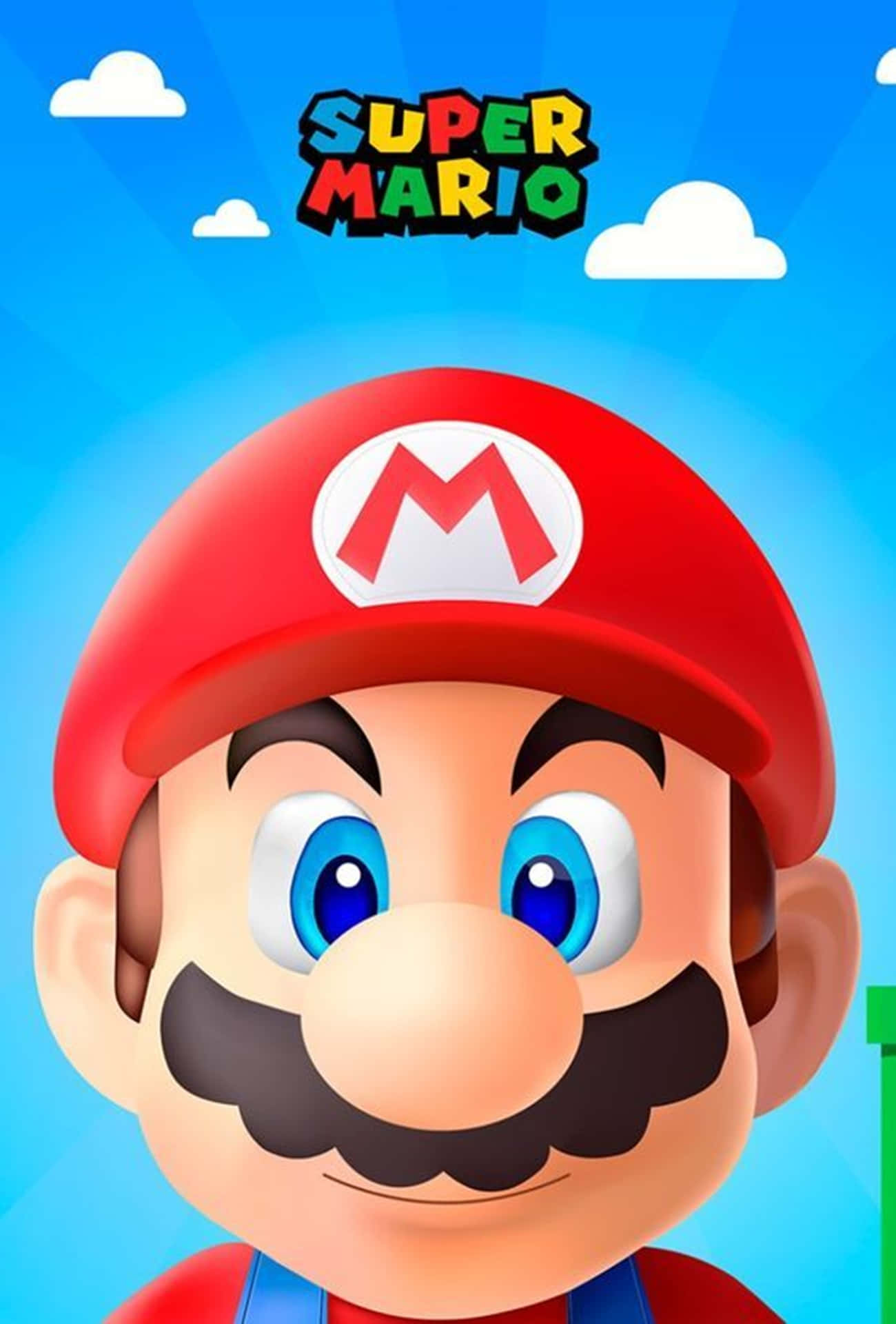 Experience the Fun of Super Mario on Your iPhone! Wallpaper