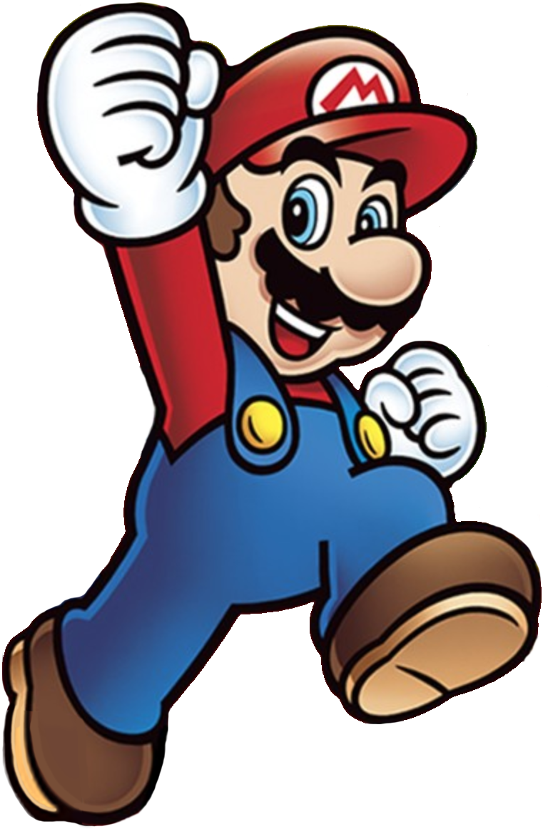 Super Mario Jumping Action PNG