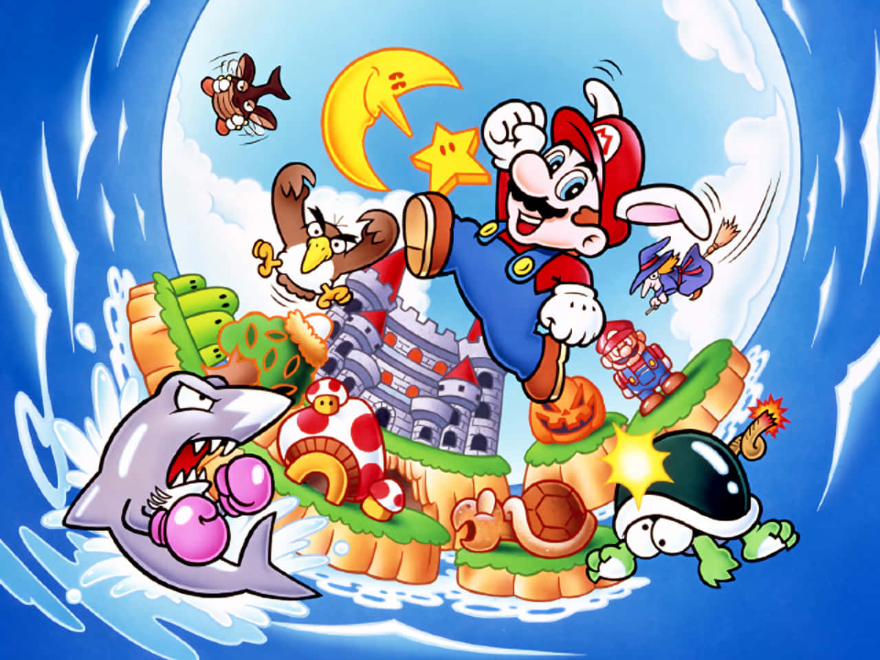 Super Mario Land Adventure on Game Boy Wallpaper