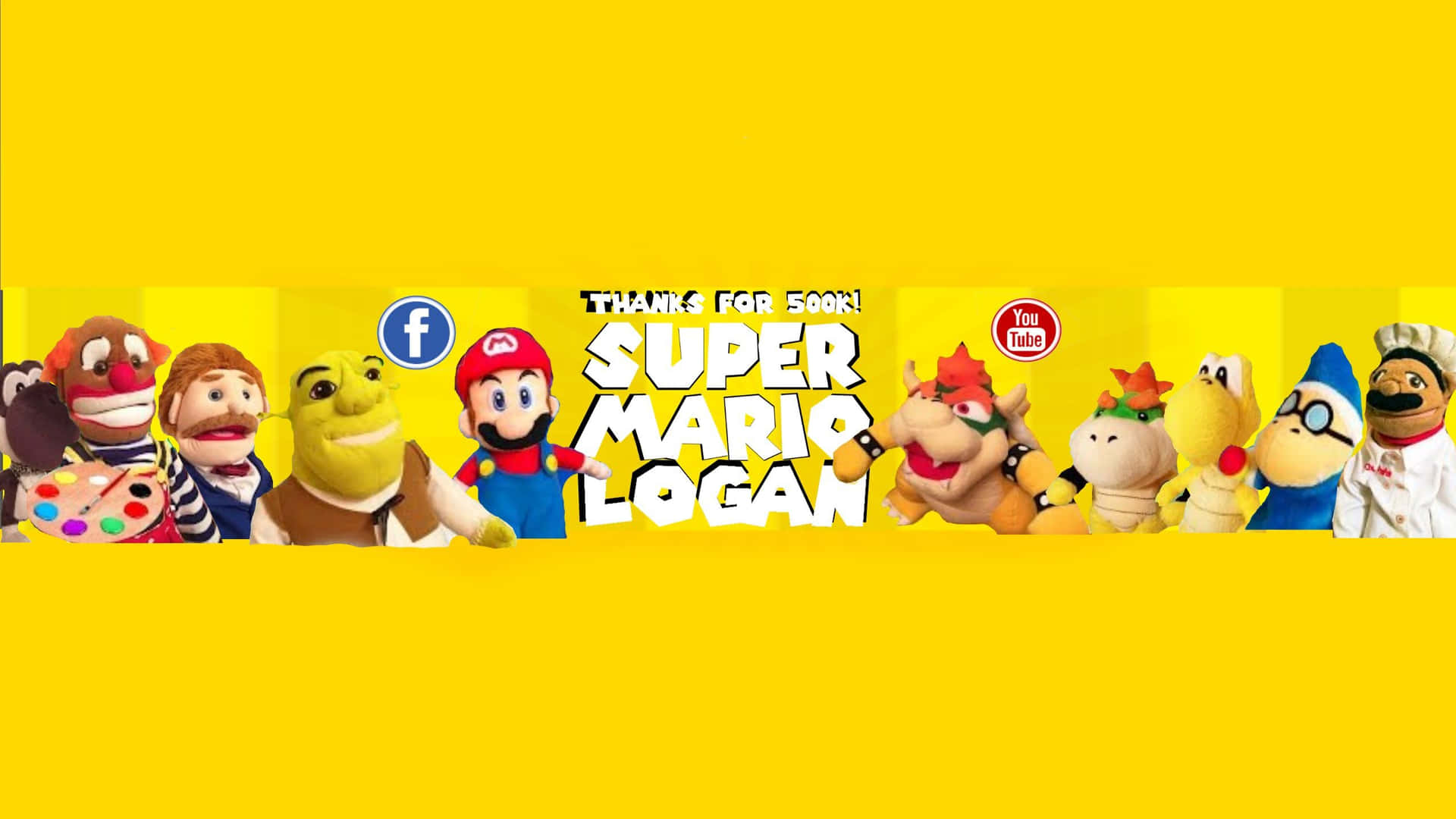 Super Mario Logan Facebook Wallpaper