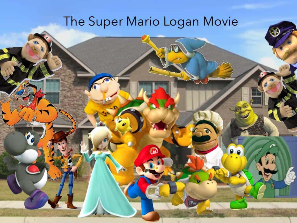 Super Mario Logan Movie Wallpaper