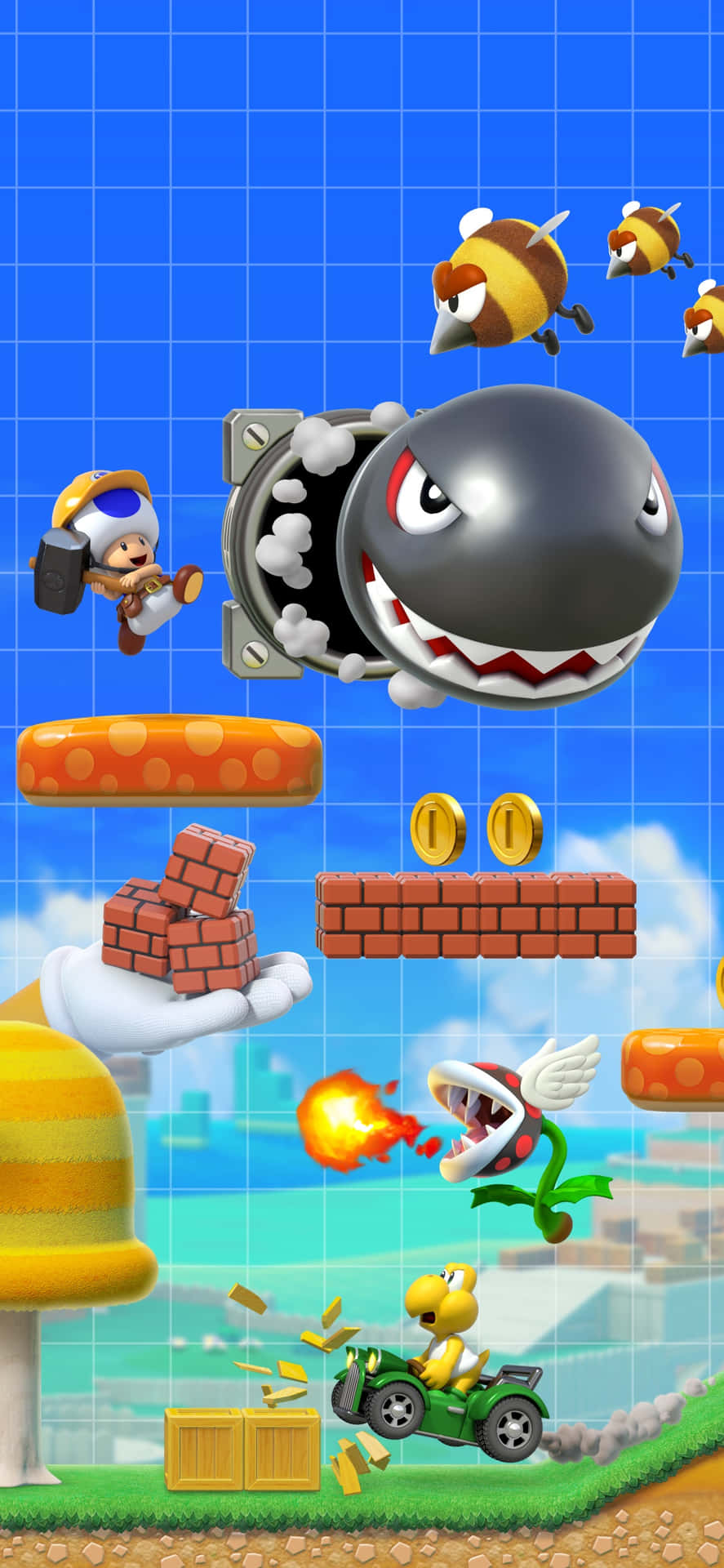 Create Your Own Unique Super Mario Adventure Wallpaper