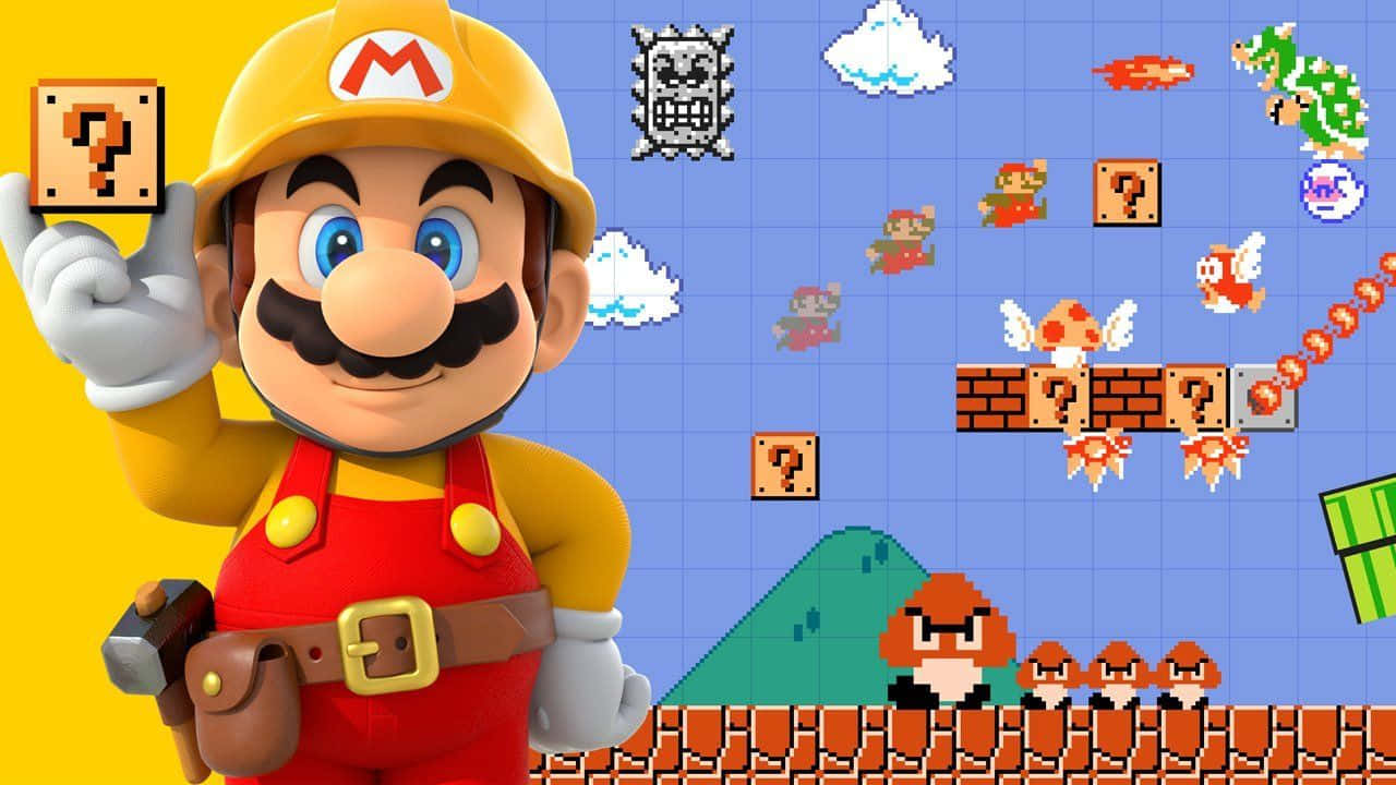 Super Mario Maker - Create and Play Custom Levels Wallpaper