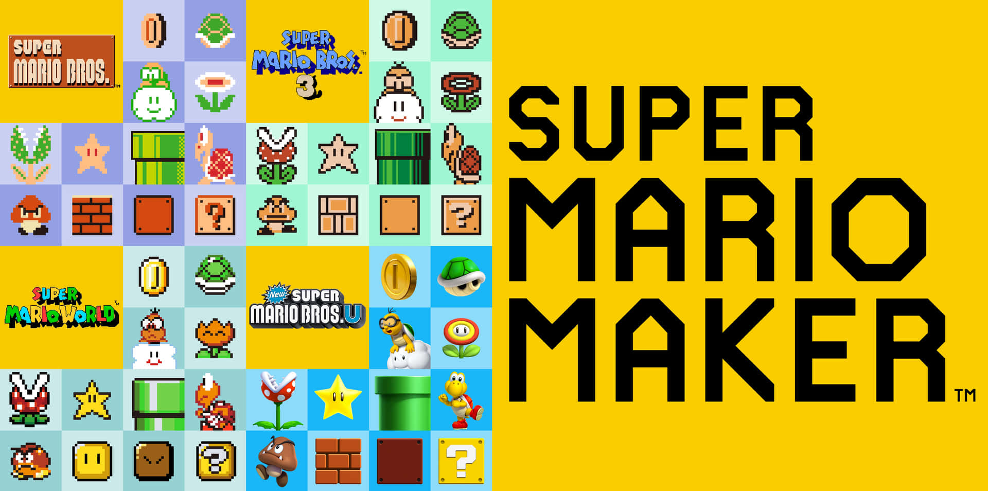 Discover the World of Super Mario Maker Wallpaper