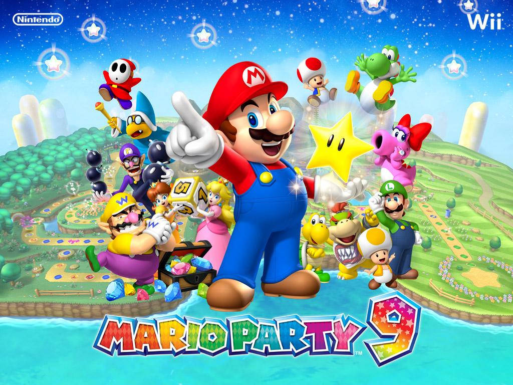 Super Mario Party 9 Game Poster Wallpaper