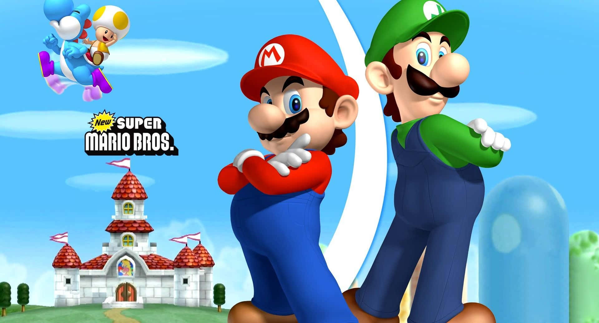 Följmed Mario På Hans Spännande Äventyr!