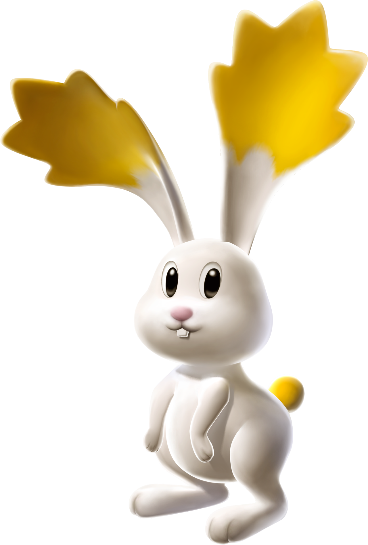 Super Mario Rabbitwith Star Ears PNG