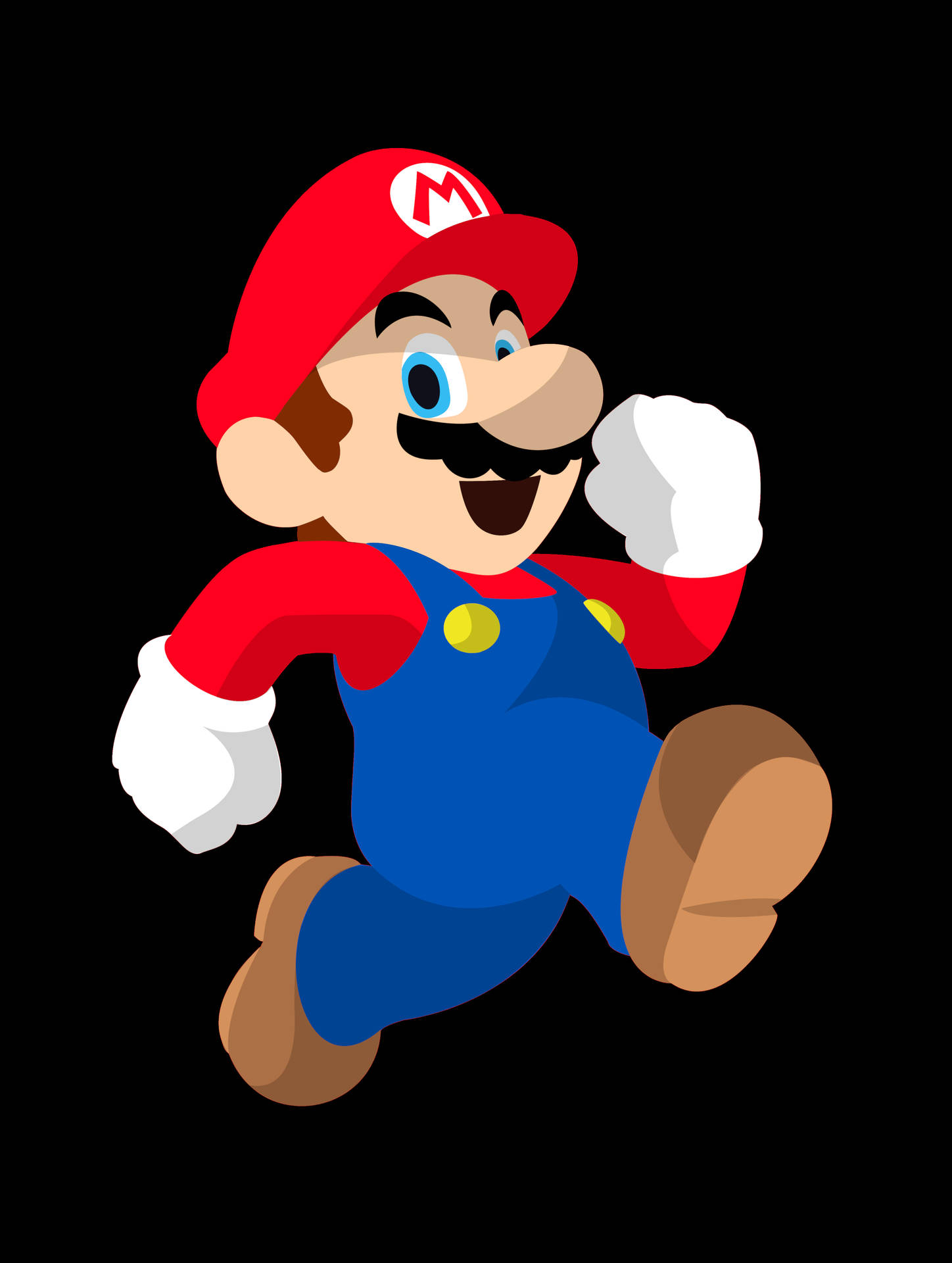Super Mario Running Iphone X Cartoon Wallpaper