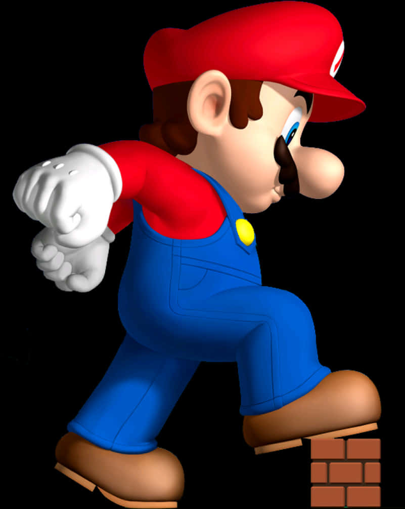 Super Mario Sneaking Animation PNG