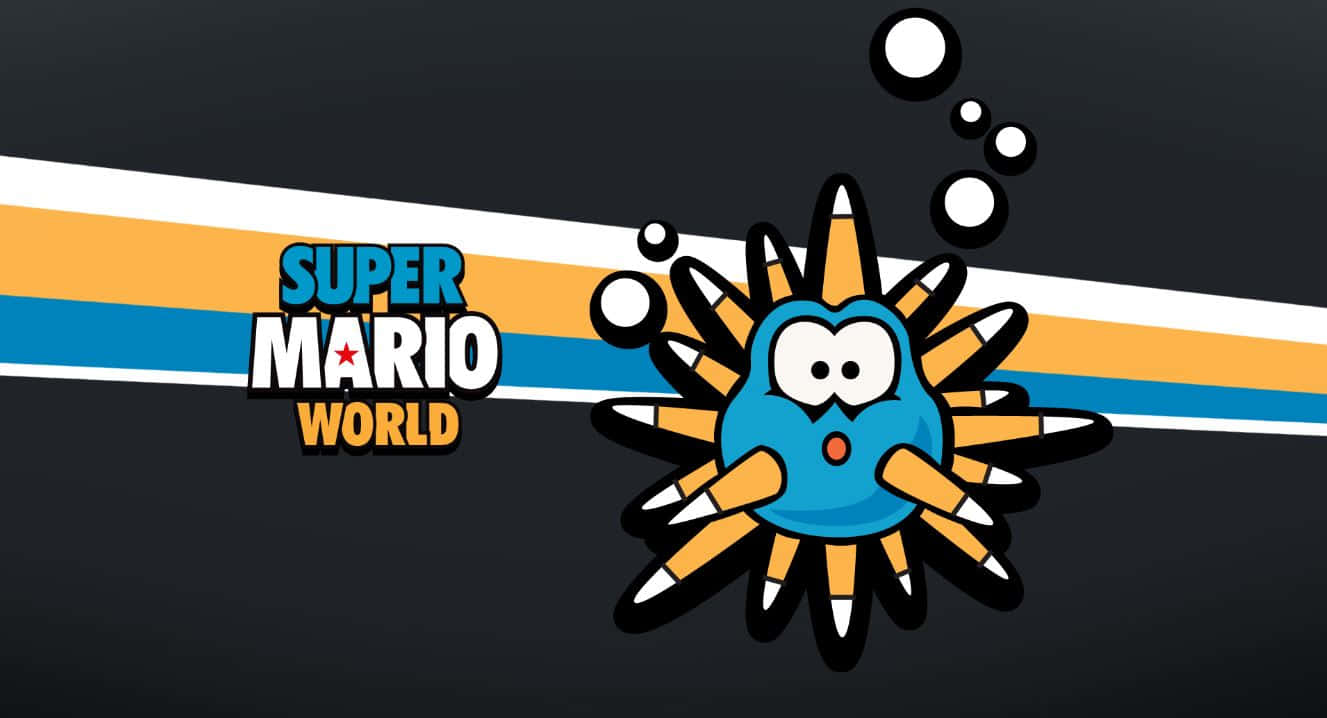 Supermario World Hintergrund Mit Einer Auflösung Von 1327 X 718