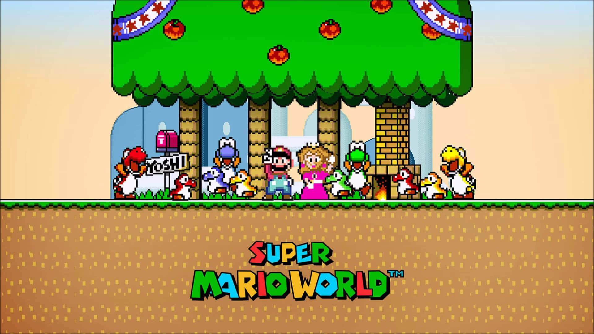Super Mario World Adventure in Dinosaur Land