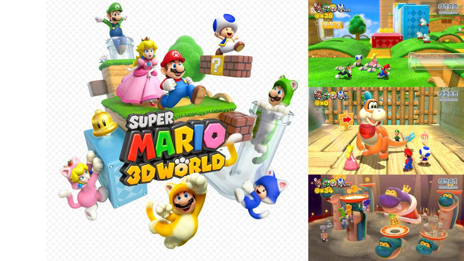 Super Mario World 4 Pics One Word Wallpaper