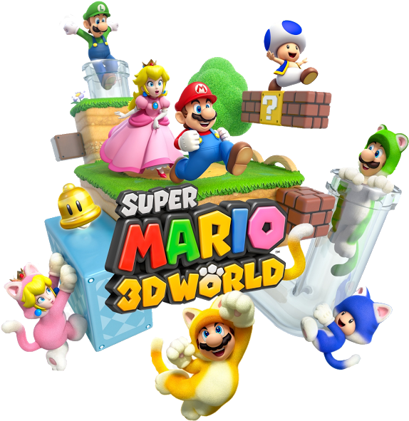 Super Mario3 D World Characters PNG
