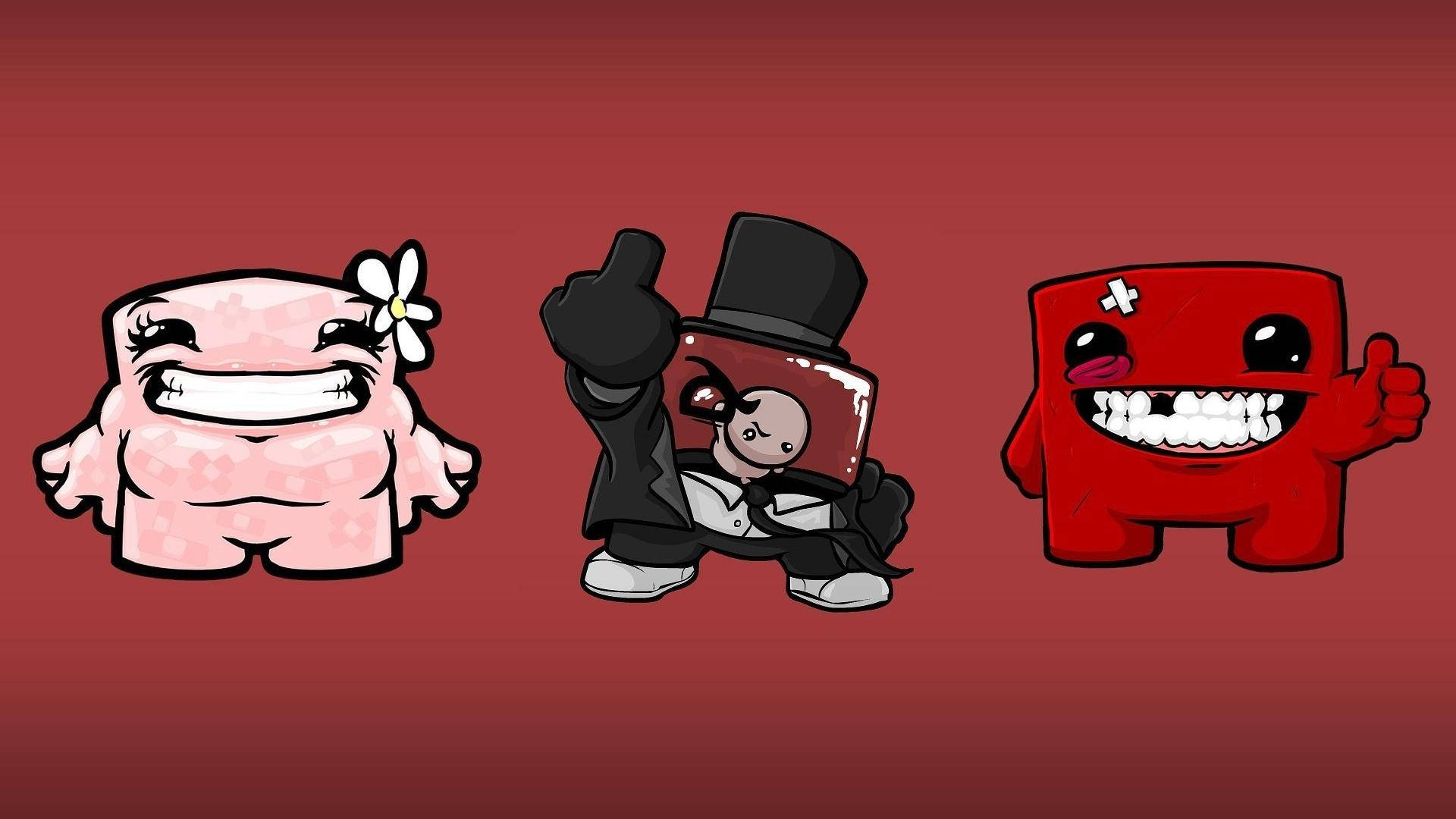 Super Meat Boy And Friends Wallpaper
