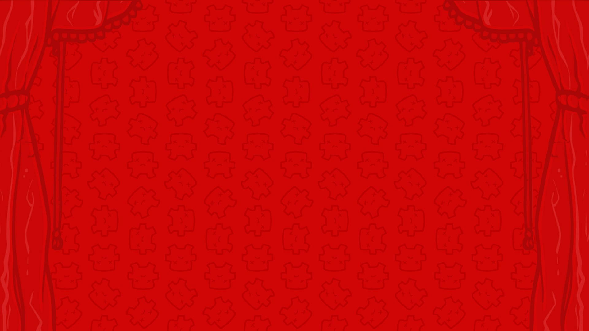 Super Meat Boy Red Background Wallpaper