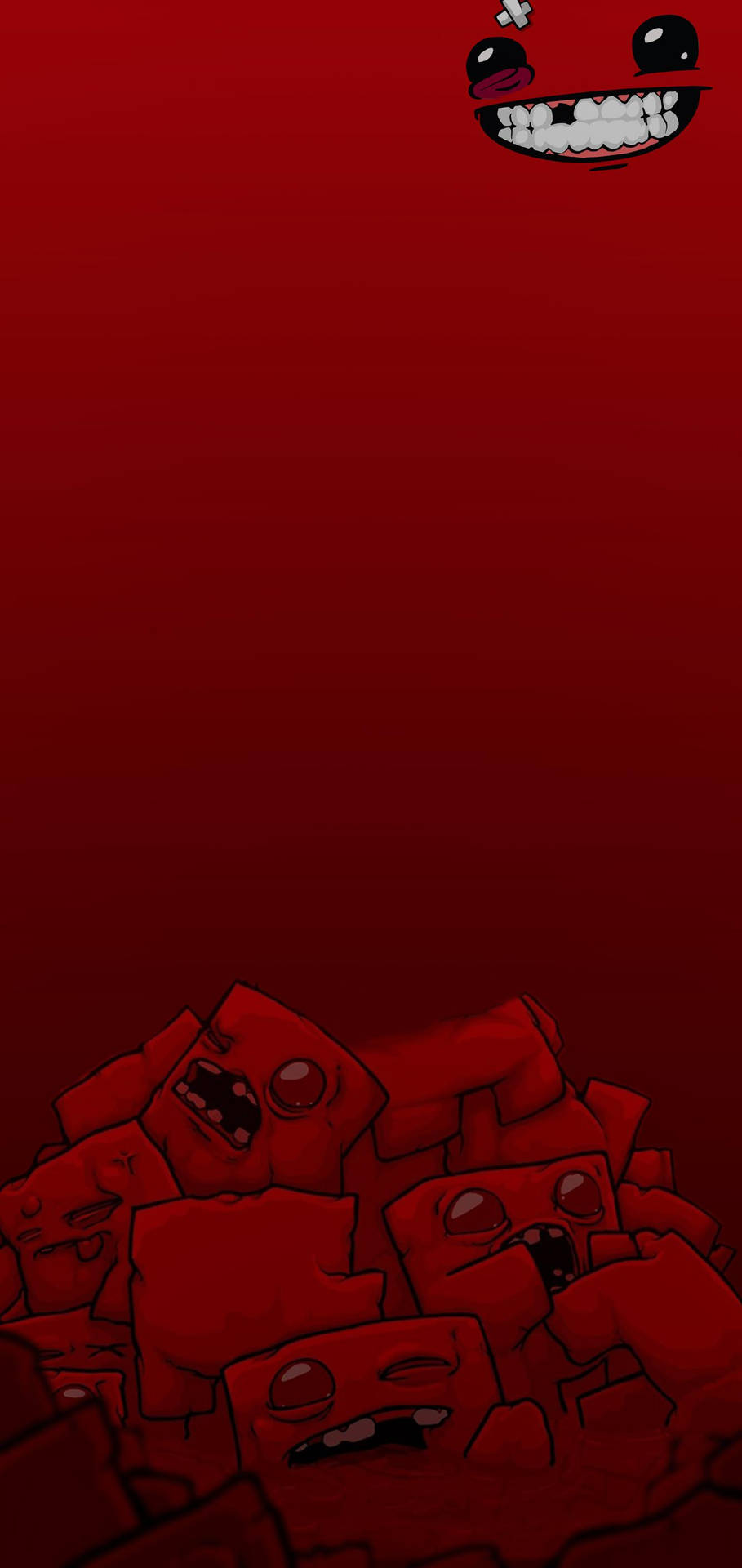 Super Meat Boy Silly Face Wallpaper