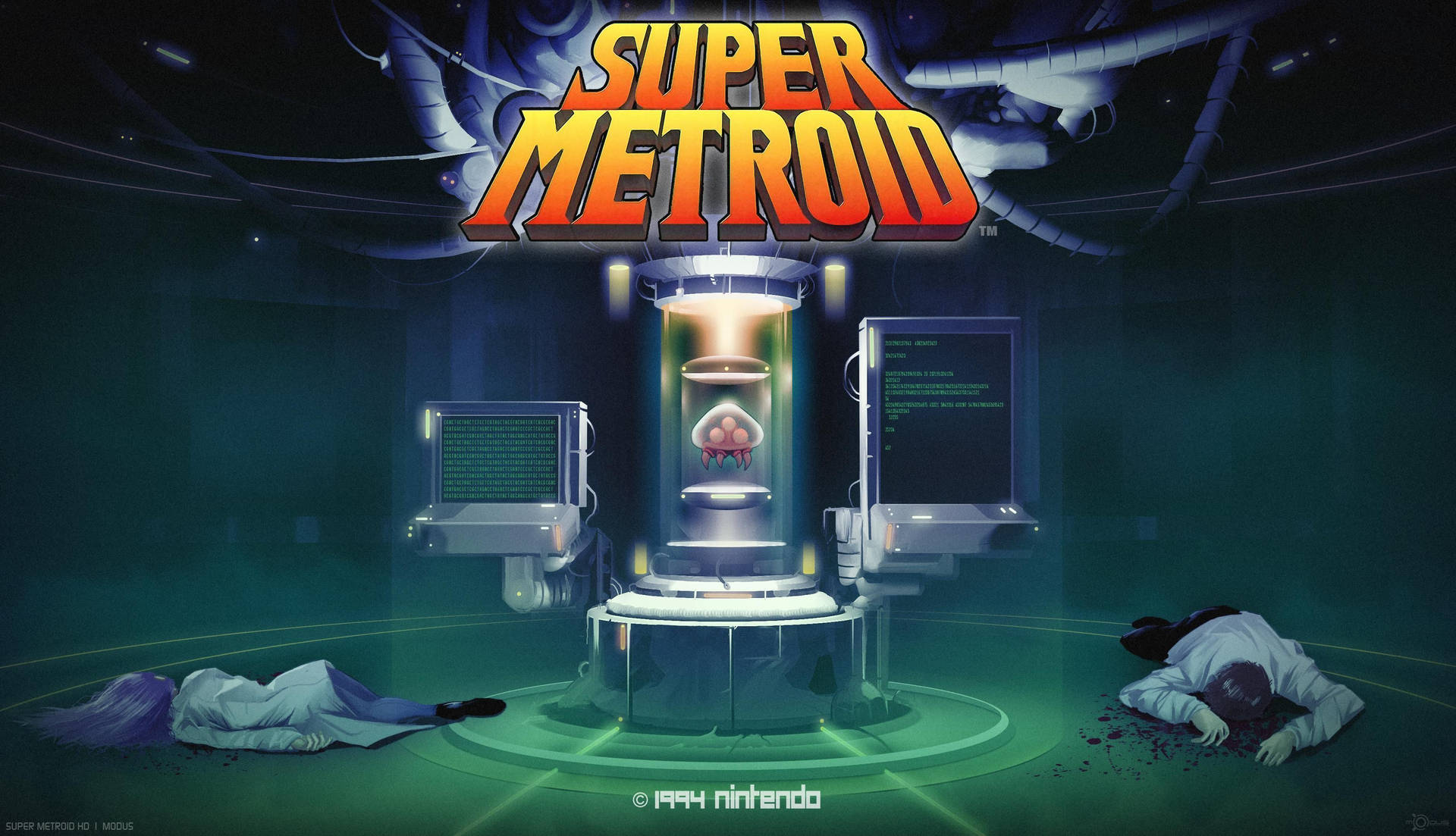 Super Metroid Fallen Scientists Wallpaper