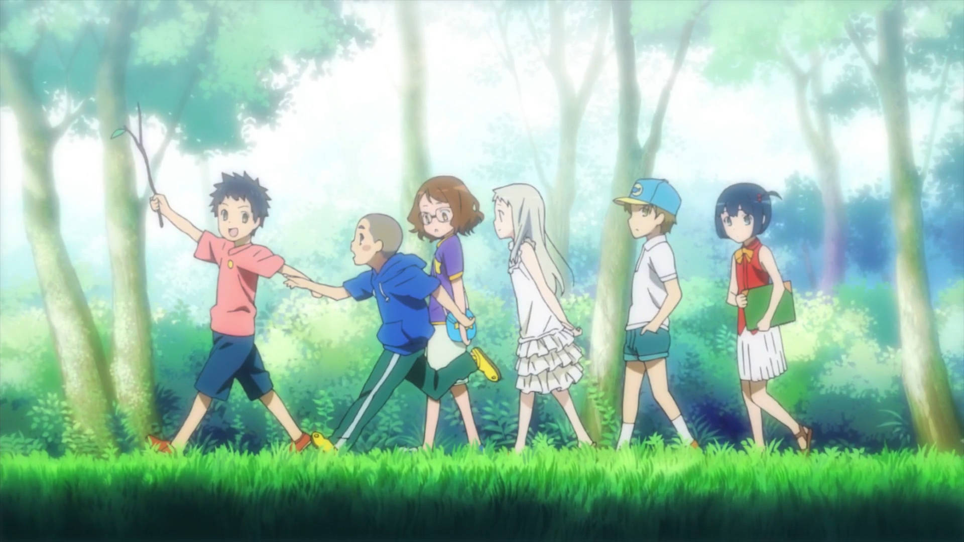 Super Peace Busters Anohana. (in Swedish: Super Peace Busters Anohana.) Wallpaper