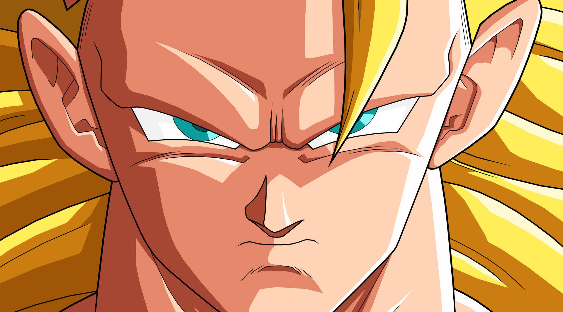 Supersaiyan 3 Goku Impresionante. Fondo de pantalla