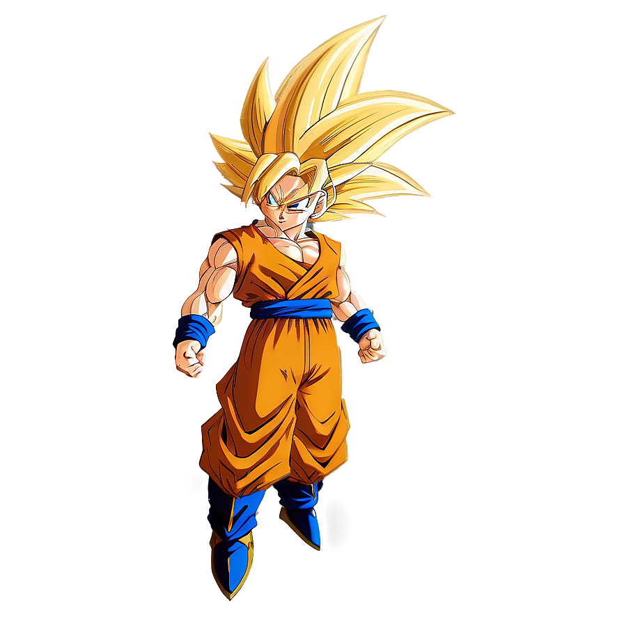 Super Saiyan 3 Goku In Flight Png Tpg45 PNG