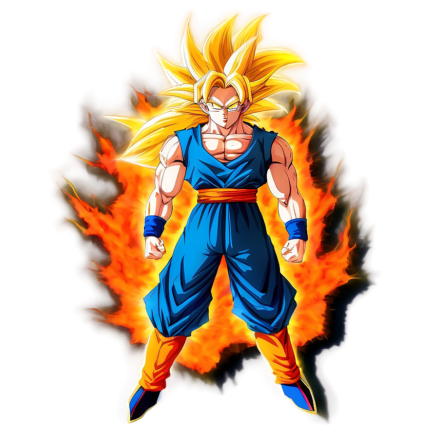 Super Saiyan 3 Goku With A Halo Png 68 PNG