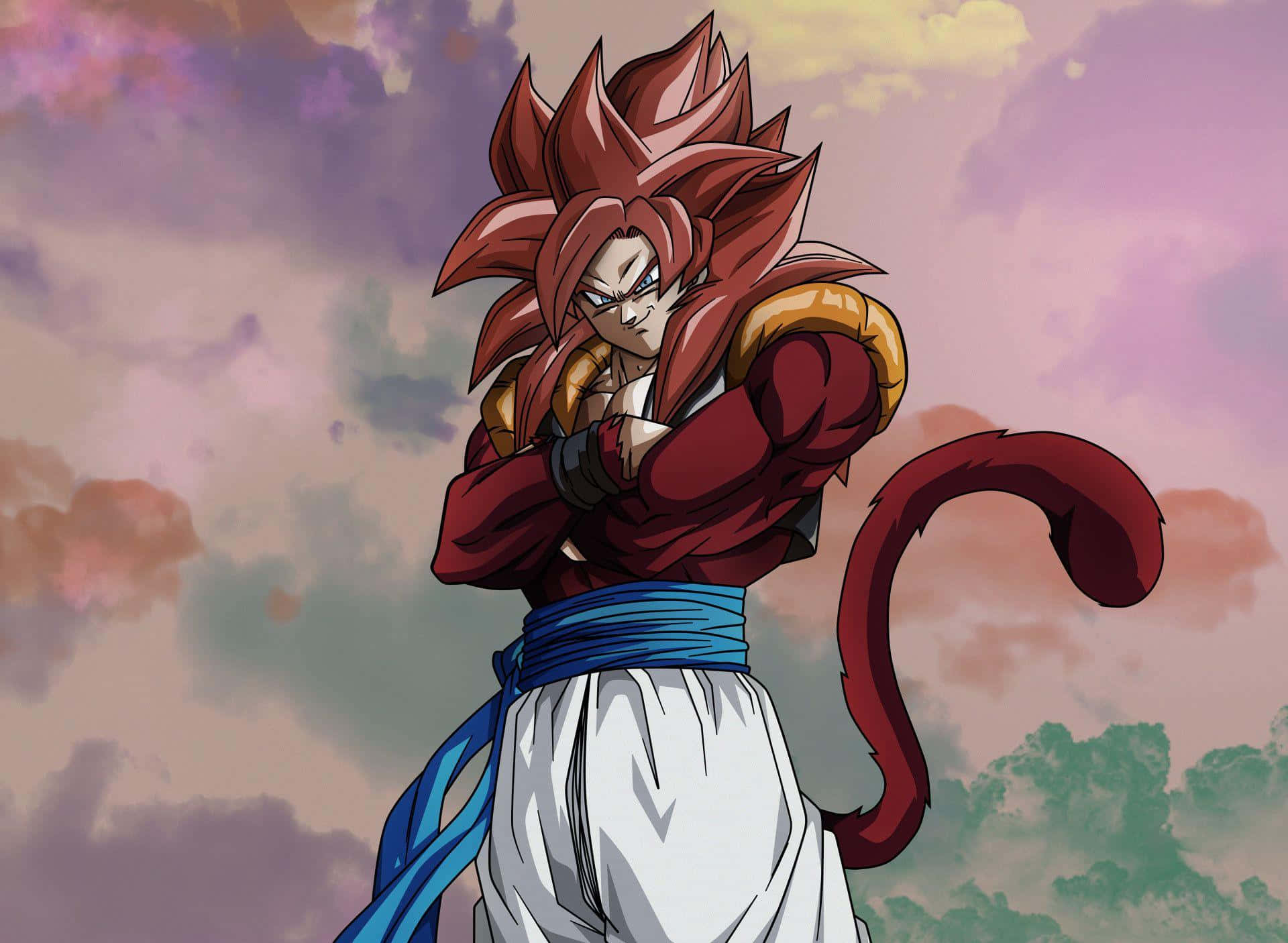 Unlock your ultimate power with Super Saiyan 4 Wallpaper