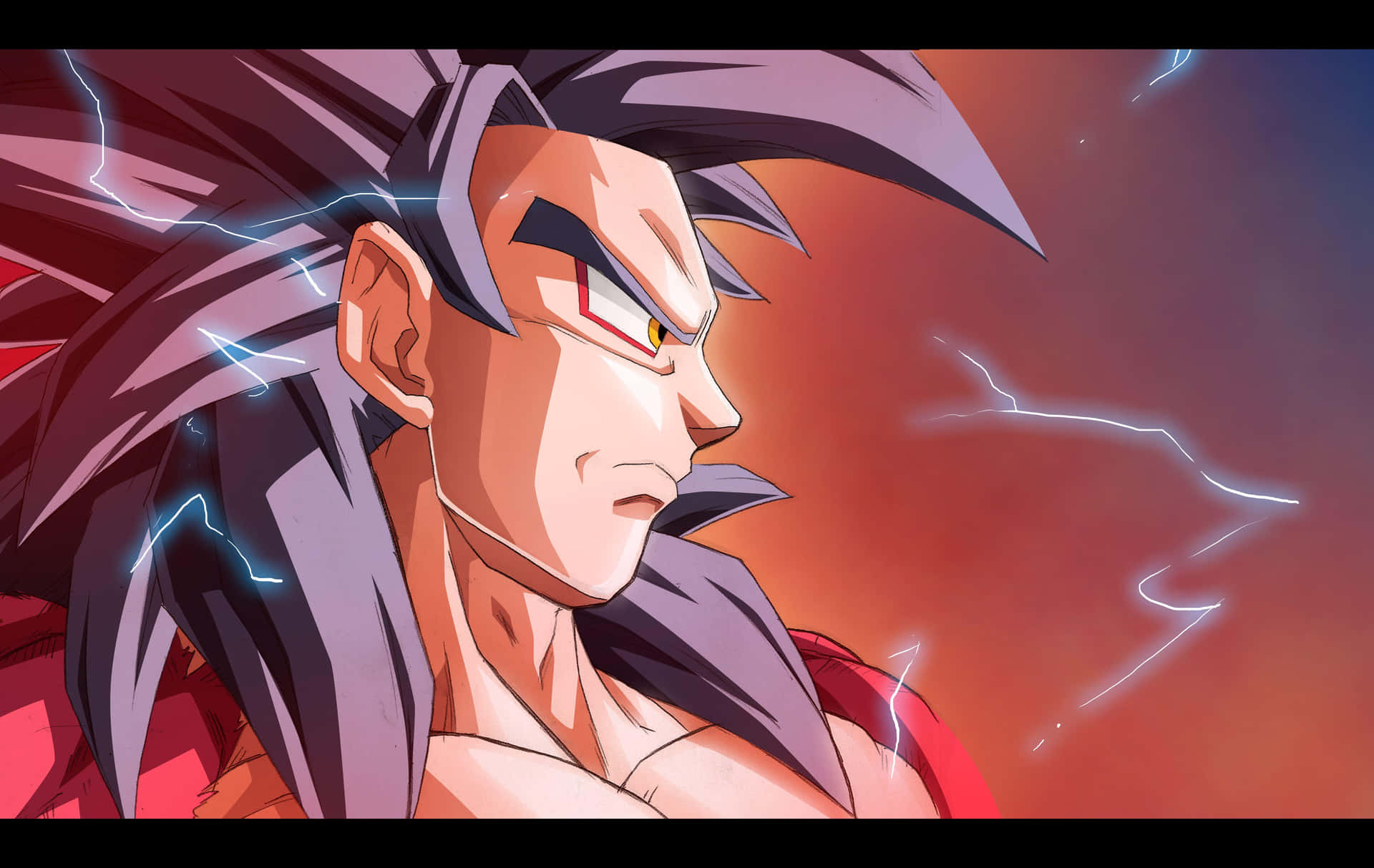 "Goku harnesses the power of Super Saiyan 4" Wallpaper