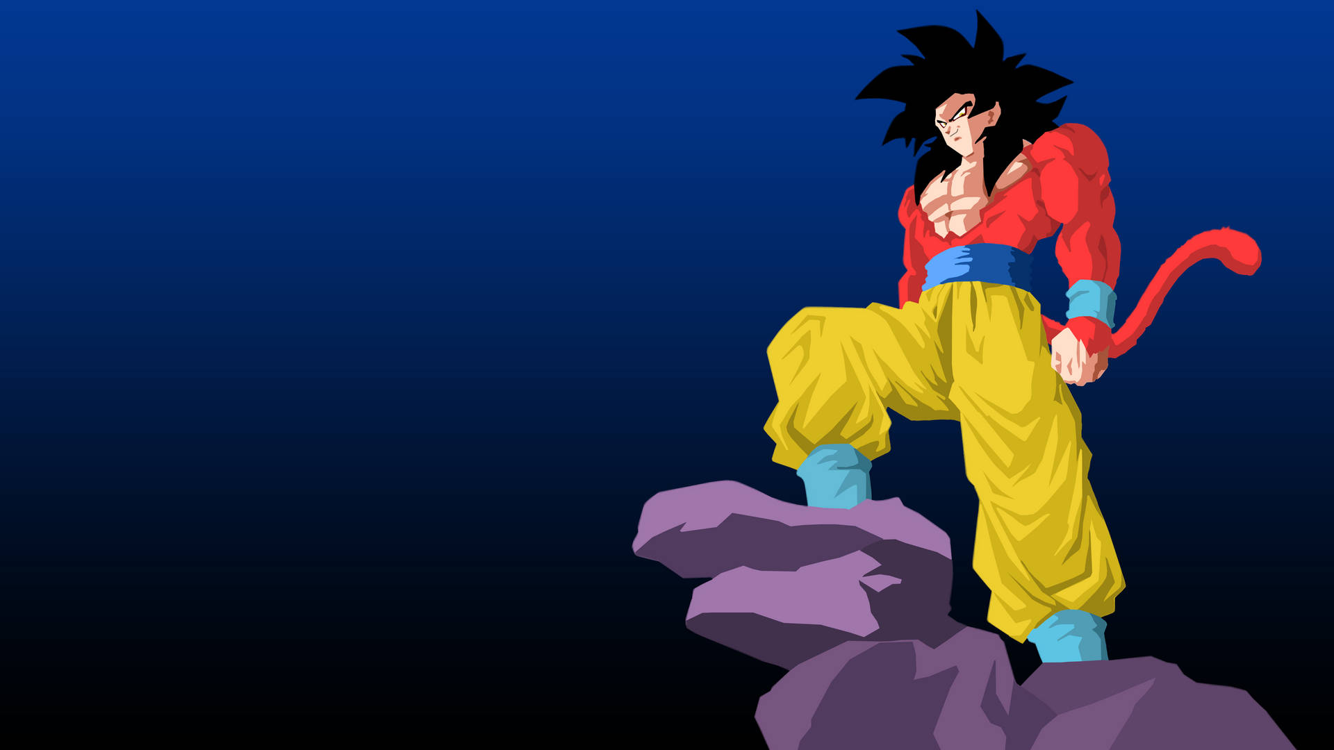 Supersaiyan 4 Goku Dbz 4k (goku Super Saiyan 4 De Dbz En Calidad 4k) Fondo de pantalla