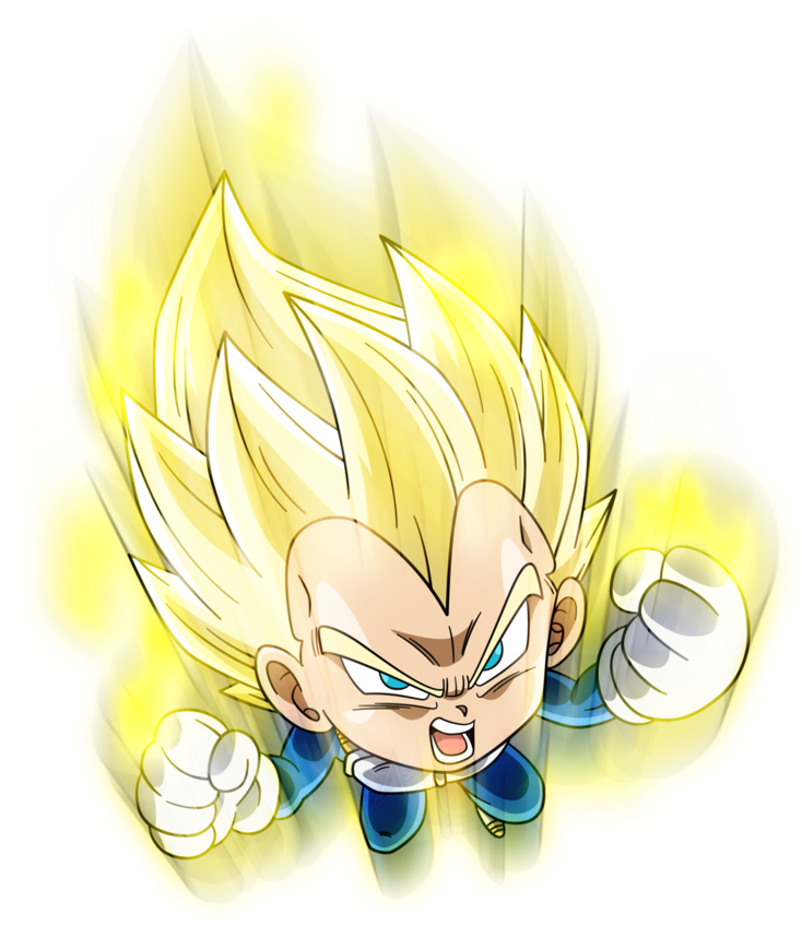 Super Saiyan Aura Cartoon Character PNG