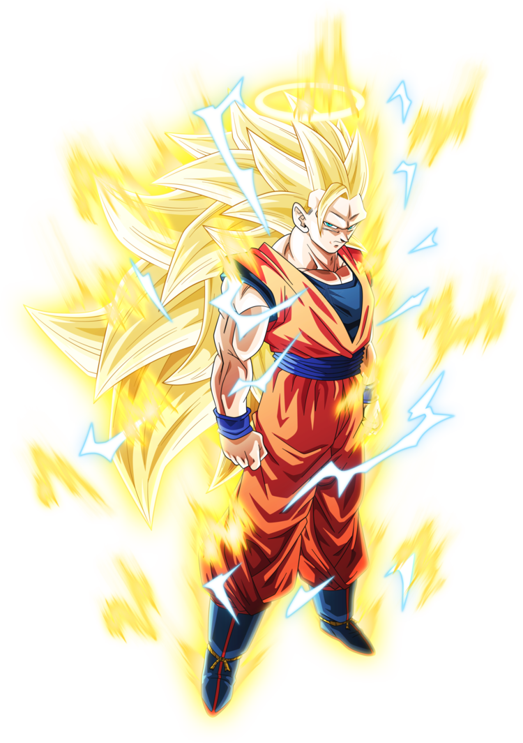 Super Saiyan Aura Illustration PNG