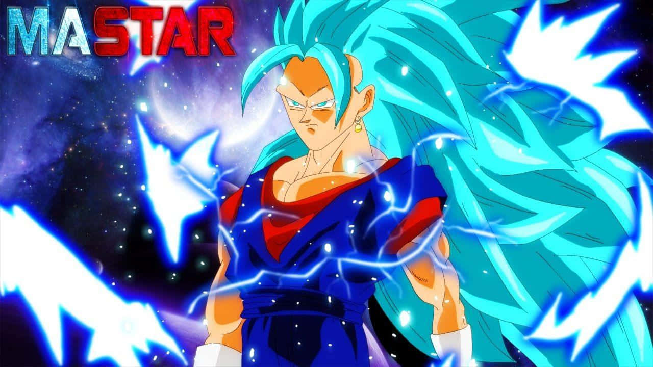 Unlock the Power of Super Saiyan Blue! Wallpaper