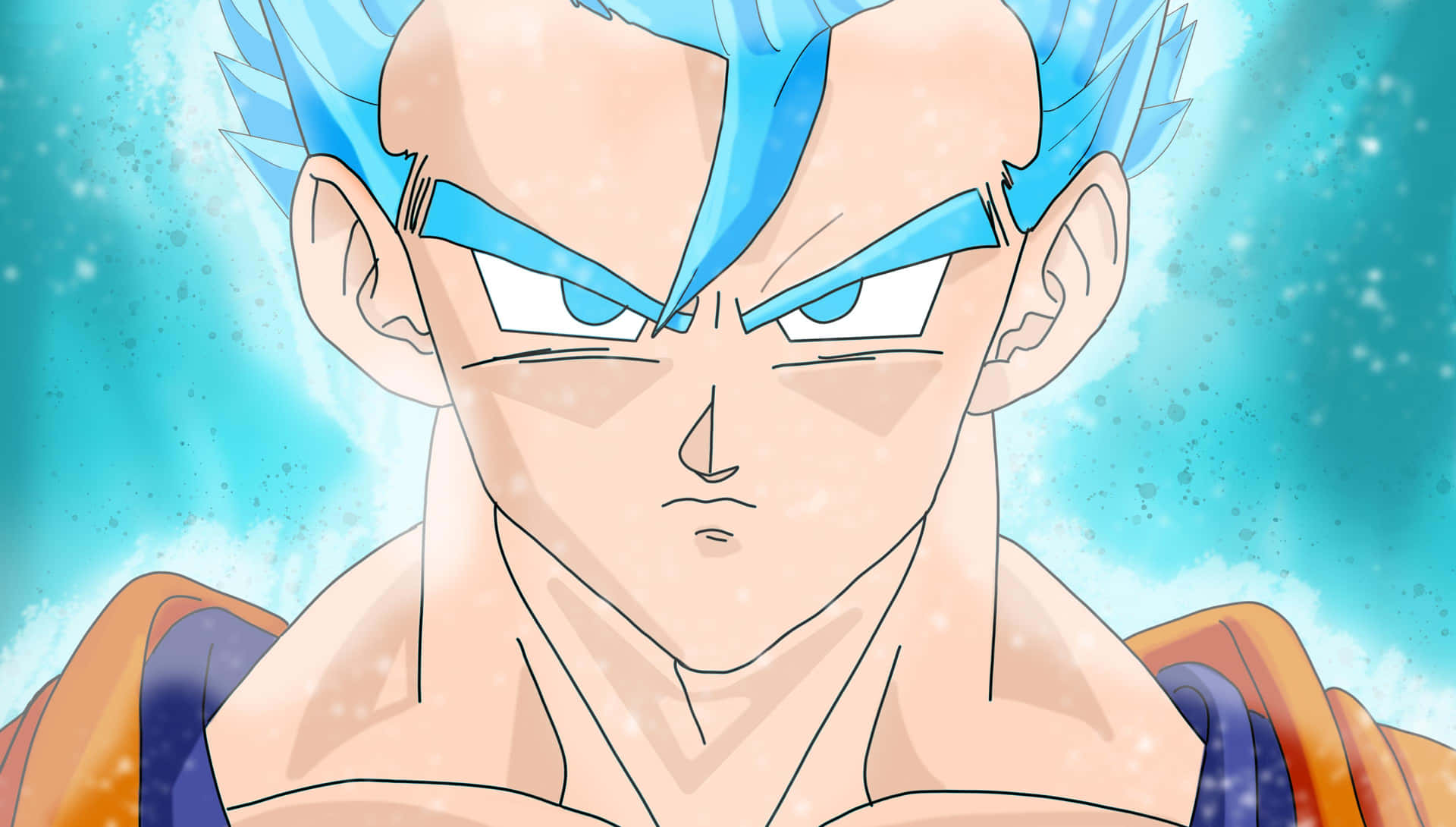 Goku in Super Saiyan Blue Form" Wallpaper