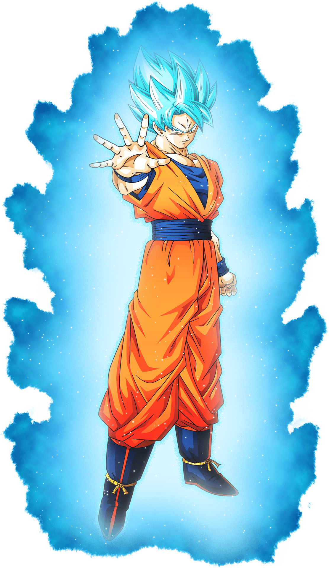 Super Saiyan Blue Aura PNG