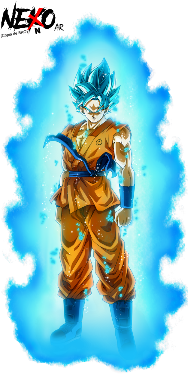 Super Saiyan Blue Aura Character Artwork.png PNG