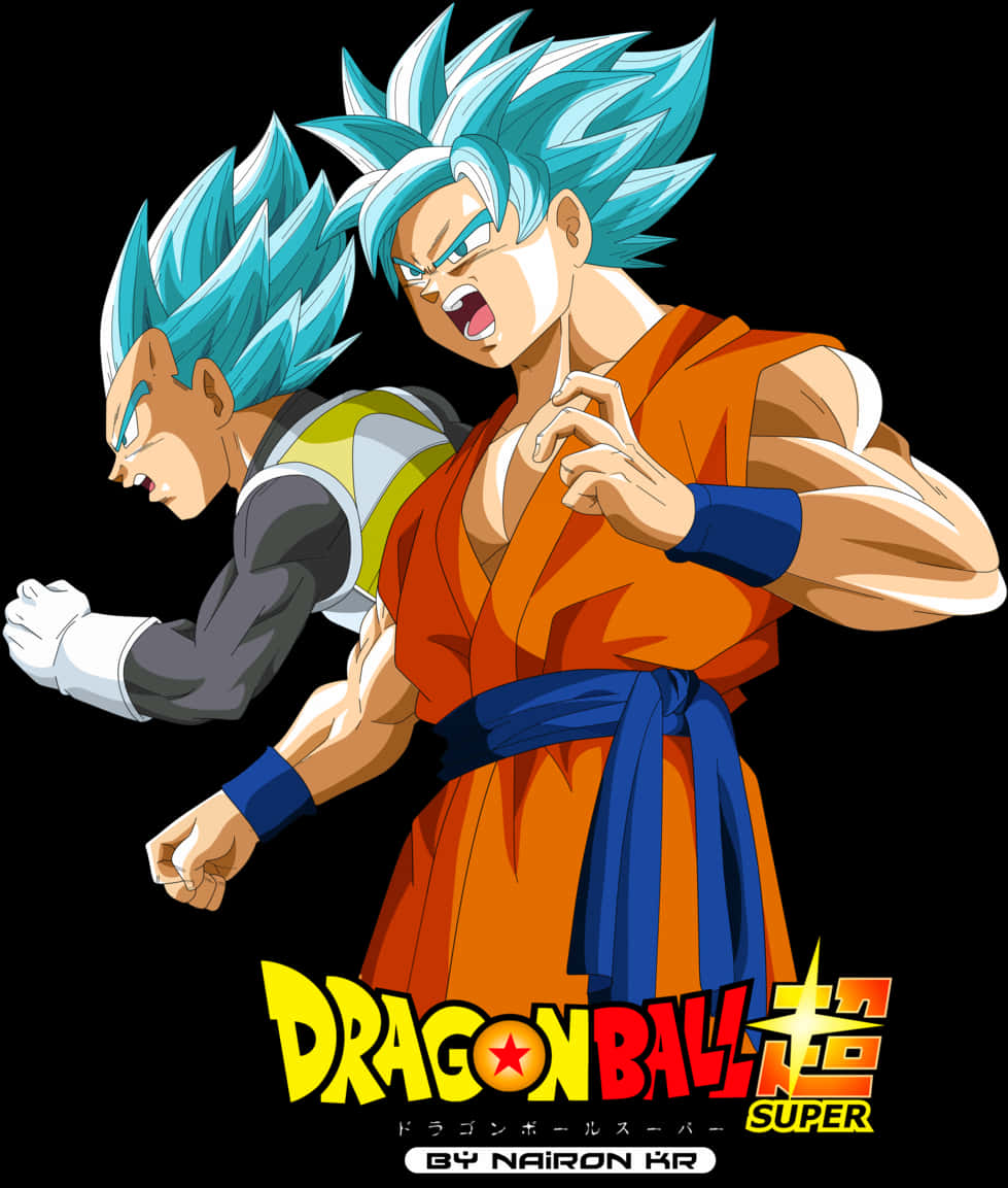 Super Saiyan Blue Gokuand Vegeta Dragon Ball Super PNG