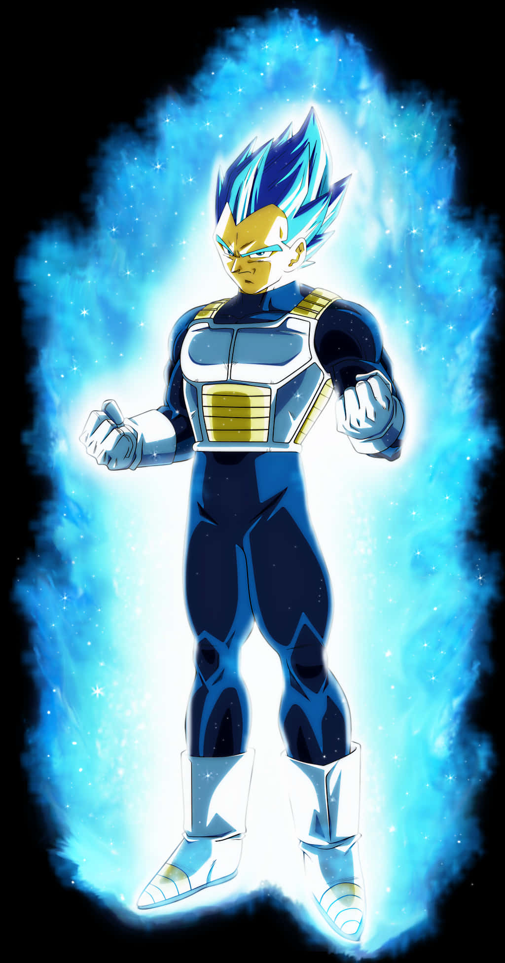 Super Saiyan Blue Vegeta Aura PNG