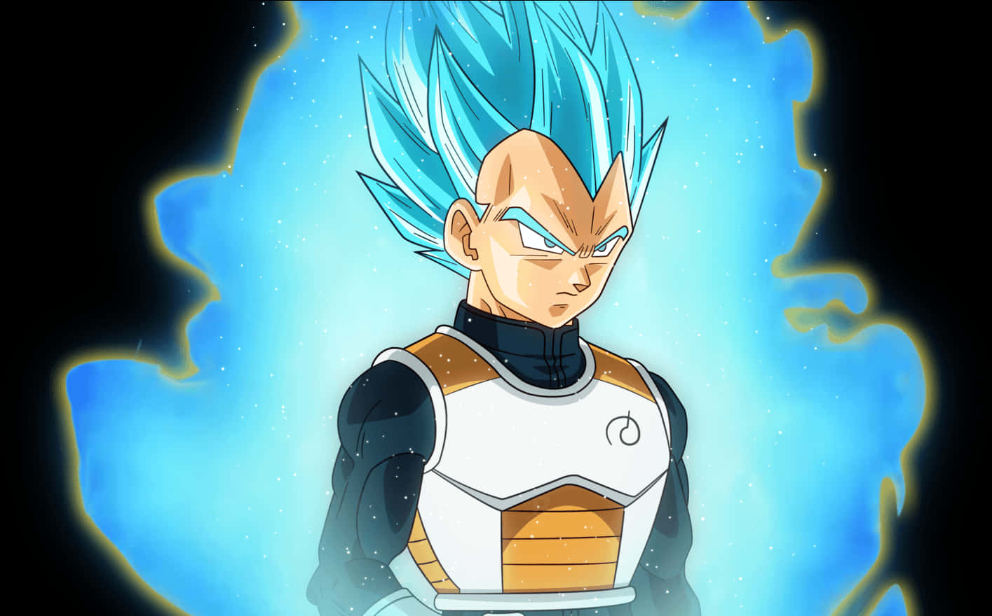 Super Saiyan Blue Vegeta Profile PNG