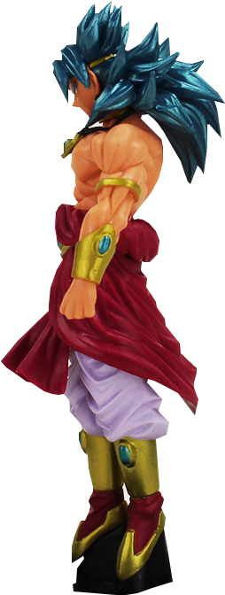 Super Saiyan Broly Figure Side View PNG