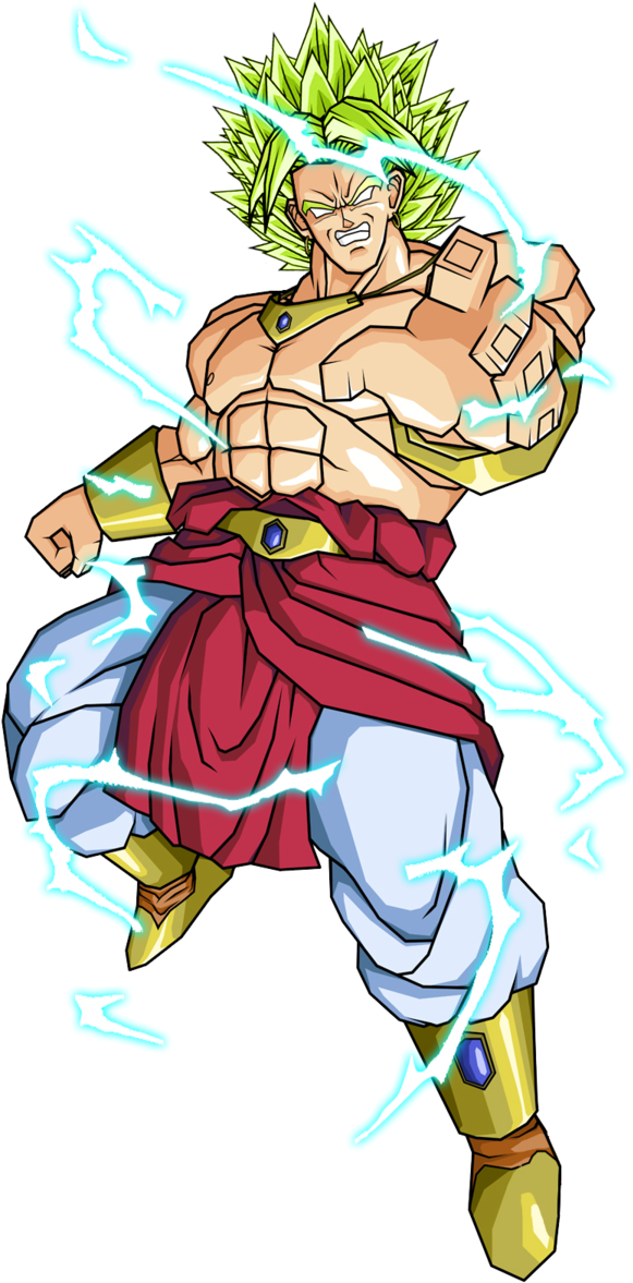 Download Super Saiyan Broly Power Up | Wallpapers.com